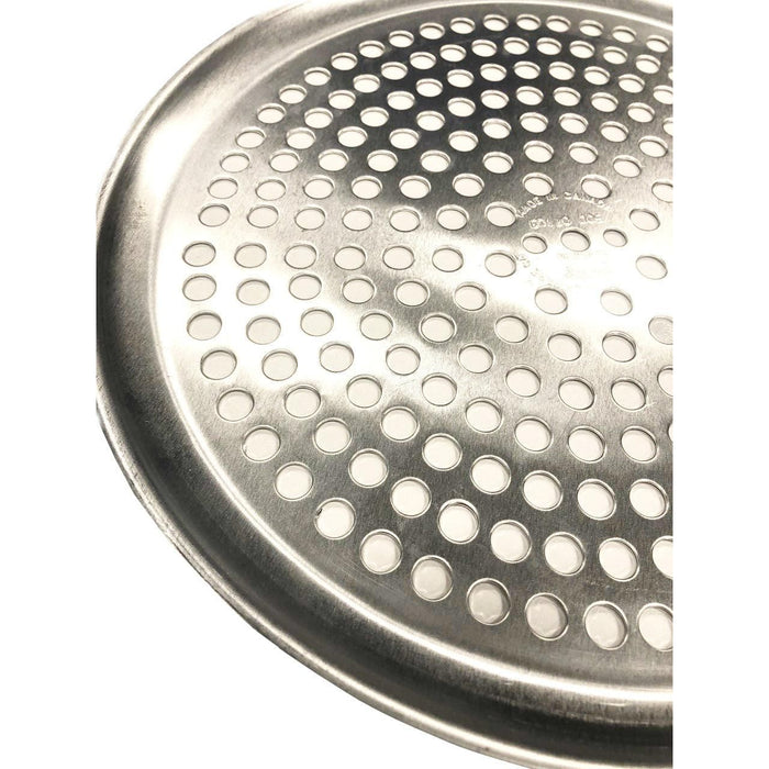 Crown Cookware 19" 20-Gauge Aluminum Perforated Pizza Pan - 500-07193