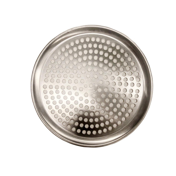 Crown Cookware 19" 20-Gauge Aluminum Perforated Pizza Pan - 500-07193