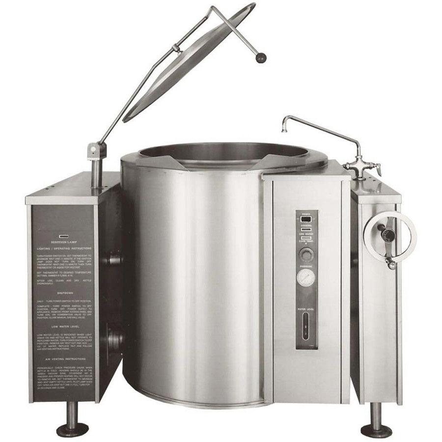 EL-100 Crown Stationary Kettle, electric, 100 gallon