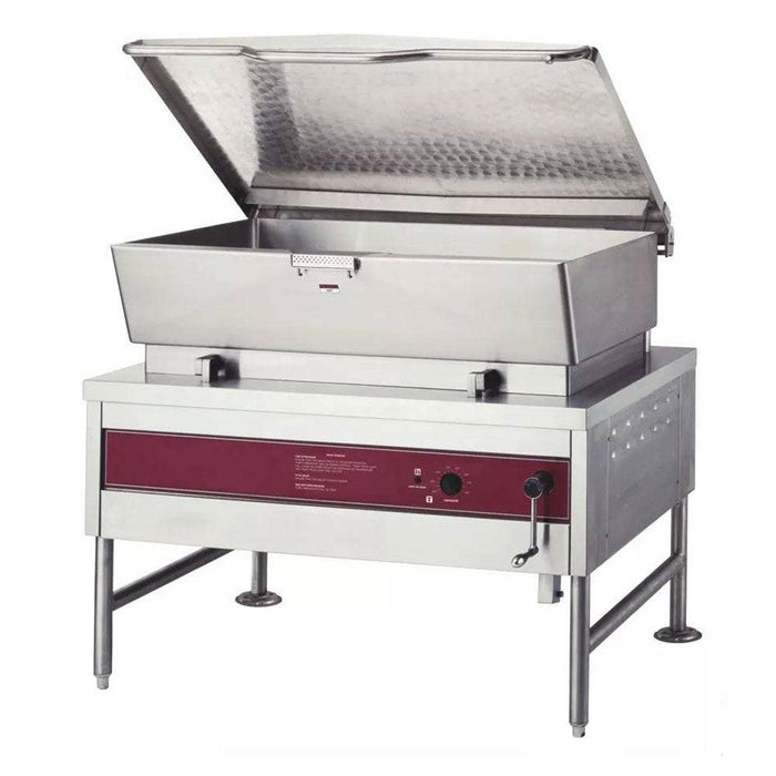 Crown GS-30 30 Gallon Natural Gas Manual Tilt Braising Pan / Tilt Skillet - 100,000 BTU - Nella Online