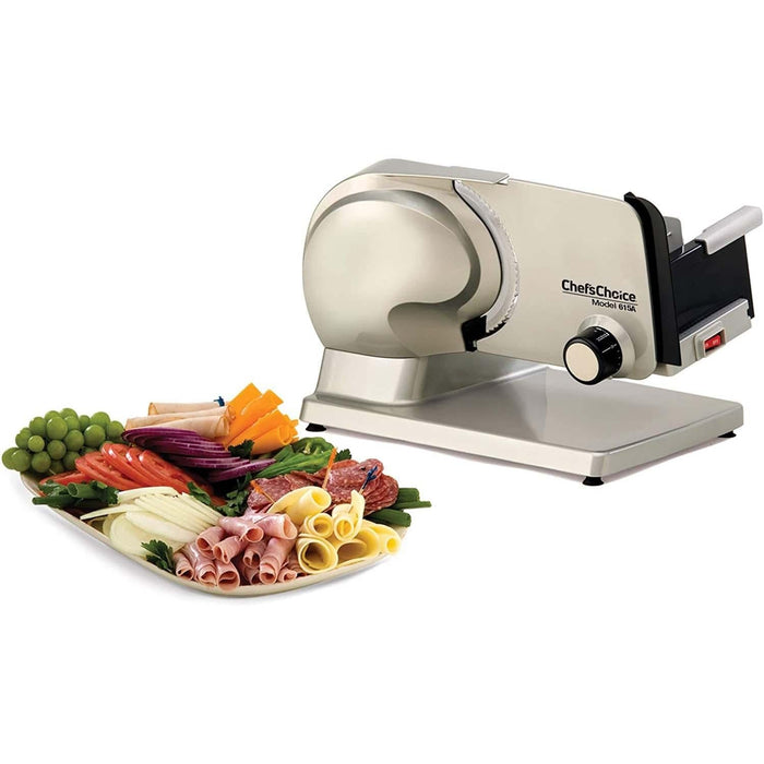 Chefs Choice 7" Blade Electric Food Slicer - 615A - Nella Online