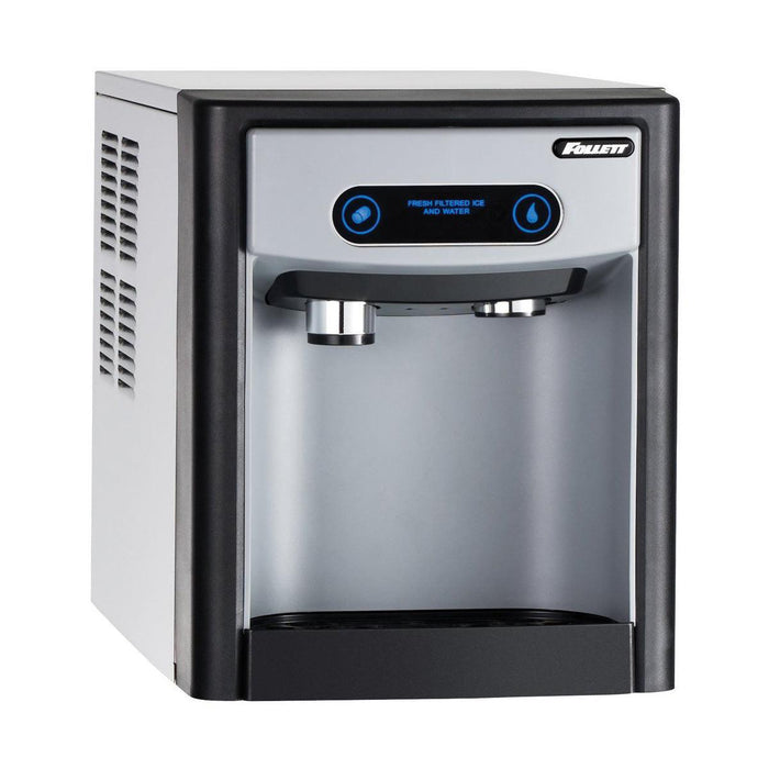 Follett 7CI100A-IW-CF-ST-00 17" Countertop Nugget Ice & Water Dispenser - 125 lb. Capacity - Nella Online