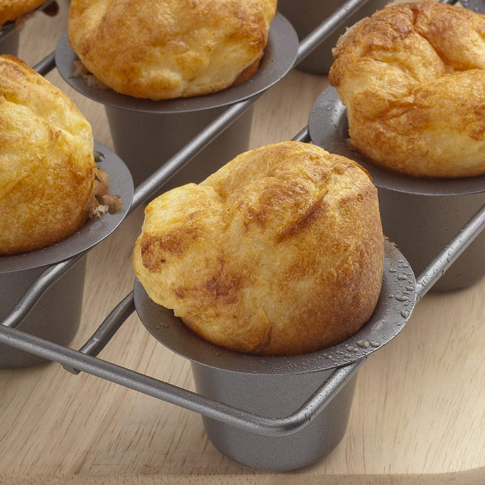 Fox Run 6-Cup Non Stick Linking Popover 6-Cup Muffin Pan - FR4754