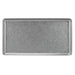 Front of the House DSP039ANS21 Mod 12.5" x 8.25" Rectangular Antique Stainless Steel Plate - Nella Online