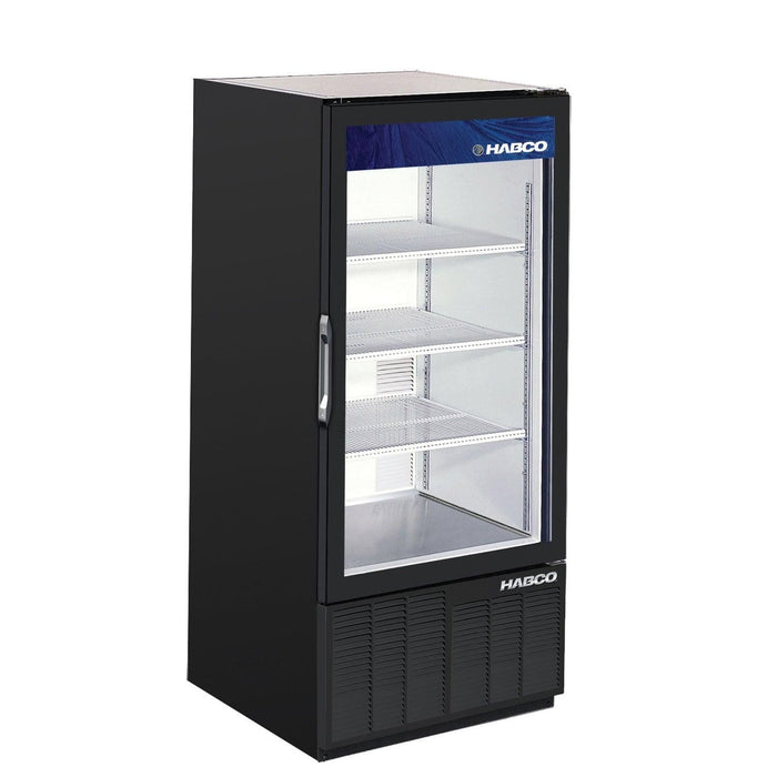 Habco ESM10HC 24" 3-Shelf Single Door Refrigerated Merchandiser