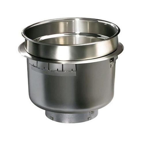 Hatco HWB-7QTD 7 Qt. Stainless Steel Drop-In Round Heated Well Warmer - Nella Online