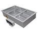 Hatco HWBI-3DA 3-Pan Drop-In Modular Heated Food Well with Drain and Autofill -240V, 1 Phase - Nella Online