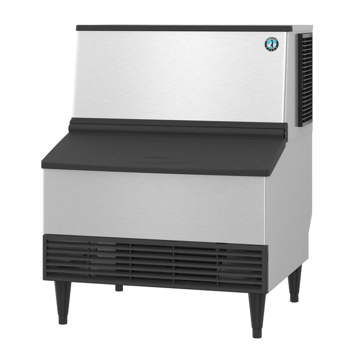 Hoshizaki KM-301BWJ 30" Water Cooled Undercounter Crescent Cube Ice Machine with Storage Bin - 285 Lbs.