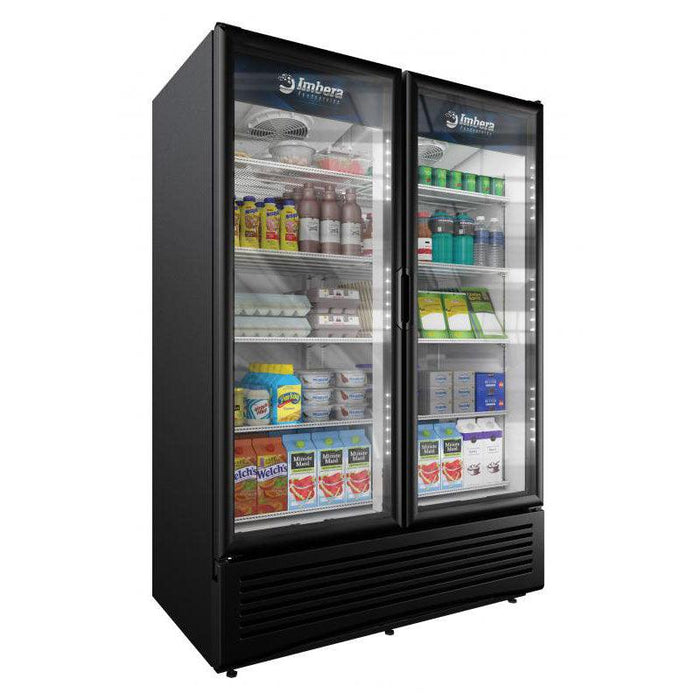 Imbera 54” Elite Series Two Section Glass Door Refrigerator - 41218 - Nella Online