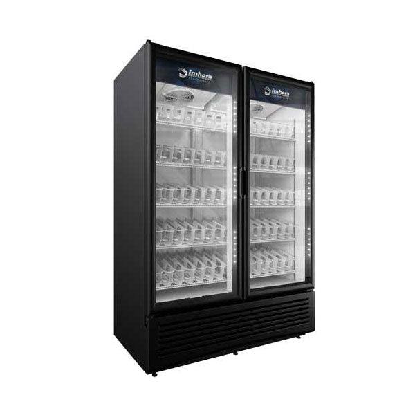 Imbera 54” Elite Series Two Section Glass Door Refrigerator - 41218 - Nella Online