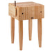 John Boos 18" x 18" Maple Wood Butcher's Block with Knife Holder - PCA1 - Nella Online