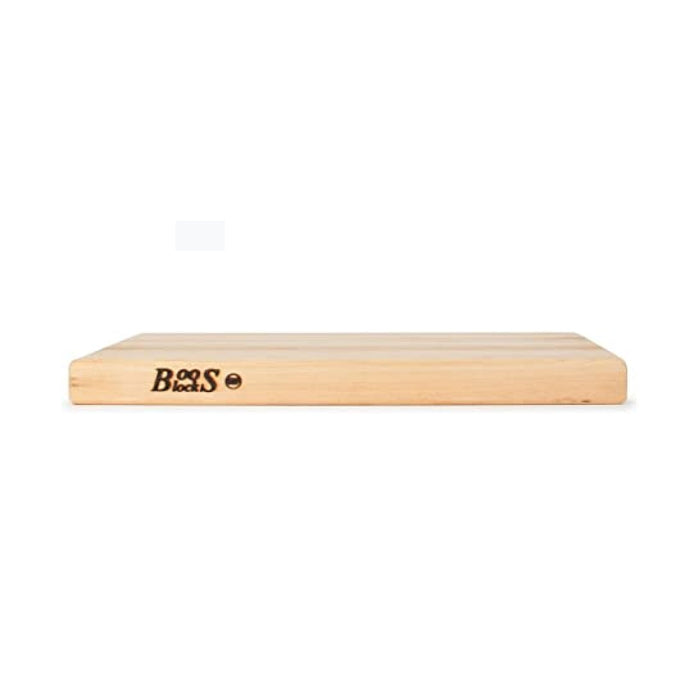 John Boos R01 18" x 12" x 1.5" Reversible Maple Cutting Board - Nella Online