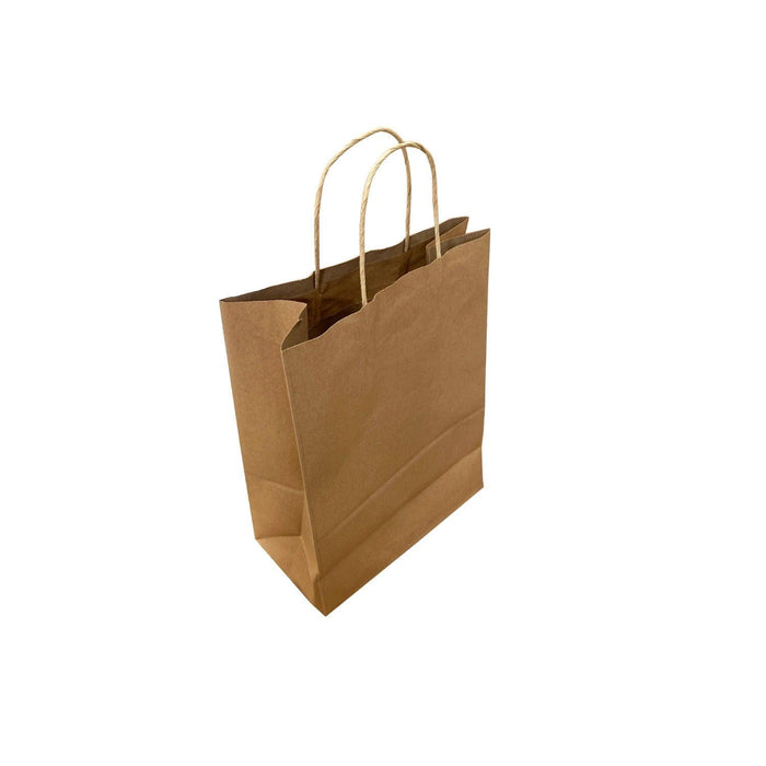 Kesgi FI662062 10" x 5"x 13" Brown Kraft Paper Bag - 200 Bags/Box - Nella Online