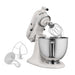 KitchenAid KSM150PSMH 5 Qt. Artisan Tilt Head Countertop Stand Mixer - Matte Milkshake - Nella Online