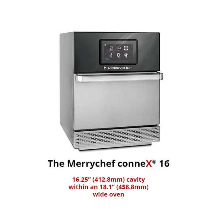 MerryChef 18.1" conneX 16 Stainless Steel High Speed Technology Oven