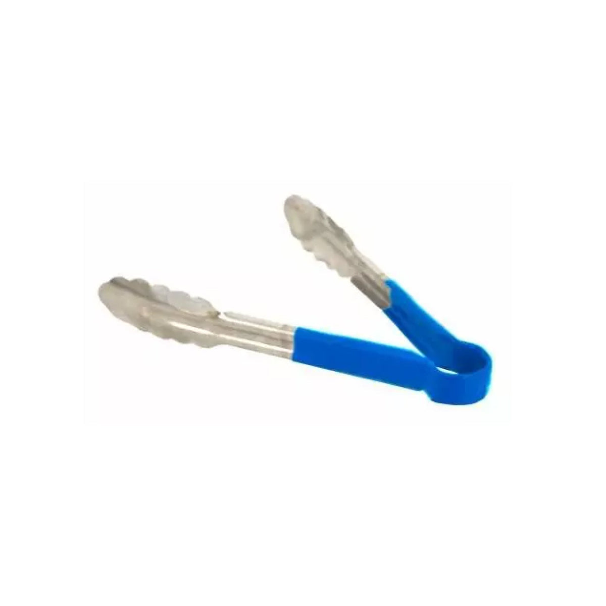 Winco Heavy-Duty Utility Tongs with Plastic Handle, 9, Blue