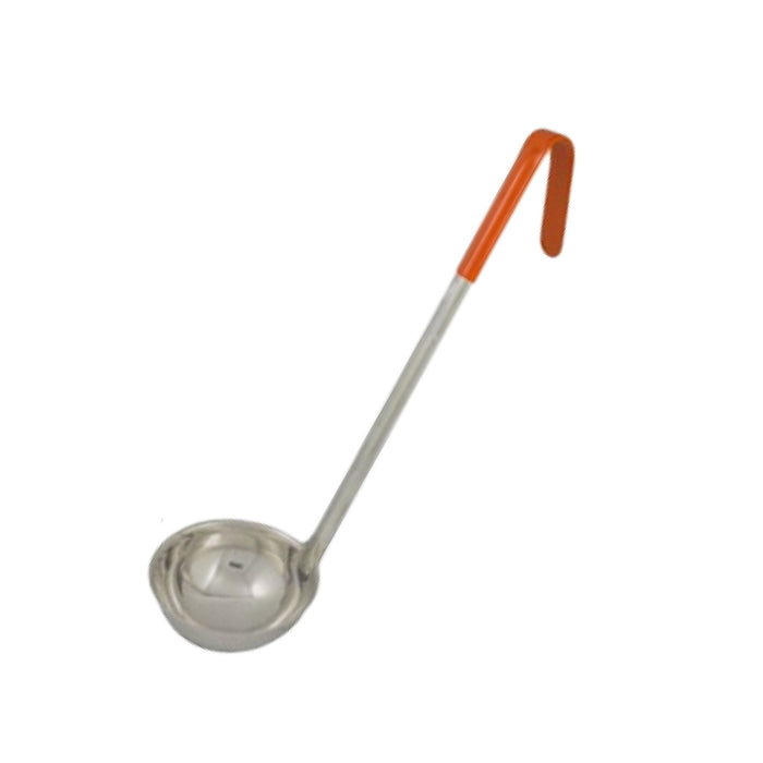 Magnum MAG72108 8 Oz. Orange Stainless Steel Serving Ladle - Nella Online