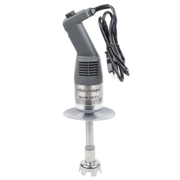 Robot Coupe MMP240COMBI Variable-Speed Mini Power Mixer Immersion Blender  with 10-Inch Arm/Shaft and 7-Inch Whisk, 120v, Grey