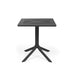 Nardi Clip 70 Antracite Square Table - Nella Online