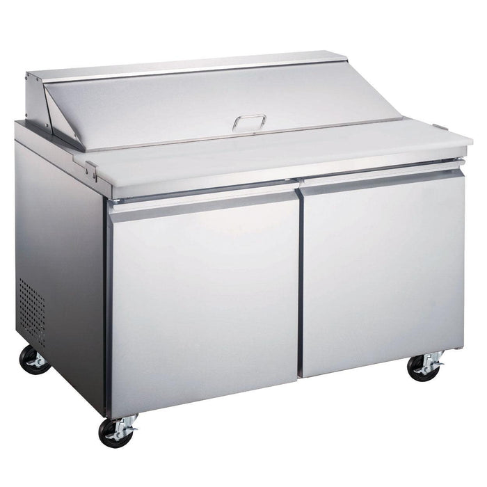 Nella 60” 2-Door Refrigerated Prep Table - 50047