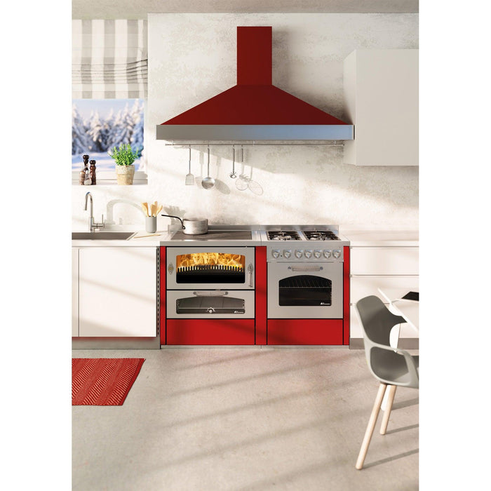 Domino Line D8 Wood Burning Stove with Oven - Nella Online