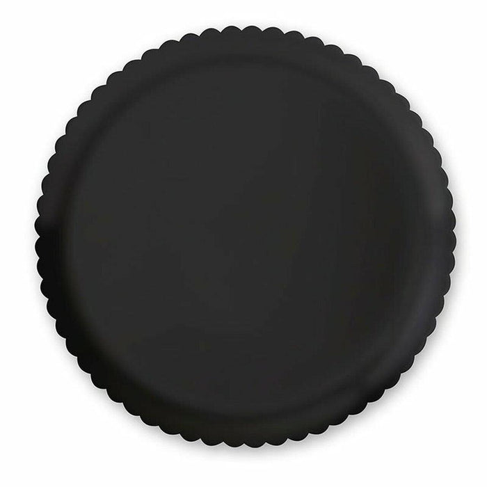 Nella 13" Round Dinner Plate, Polycarbonate, Black - HI-2010-BK - Nella Online