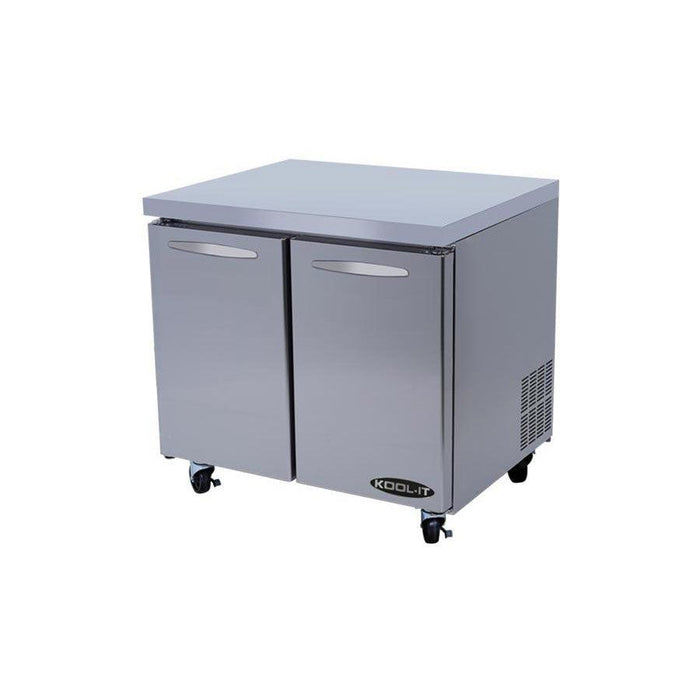 Kool-It 36" Two Door Undercounter Refrigerator - KUCR-36-2 - Nella Online