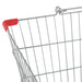 Nella 18" x 13" Chrome Grocery Shopping Basket With Red Handles - 13022 - Nella Online