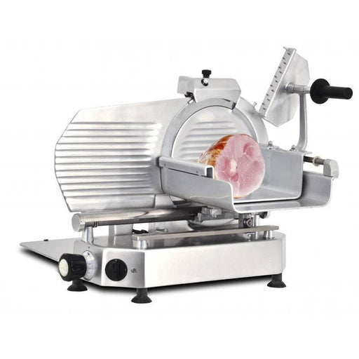 Nella 14.5" Horizontal Belt-Driven Meat Slicer 0.5 hp - 370V - 13650 - Nella Online