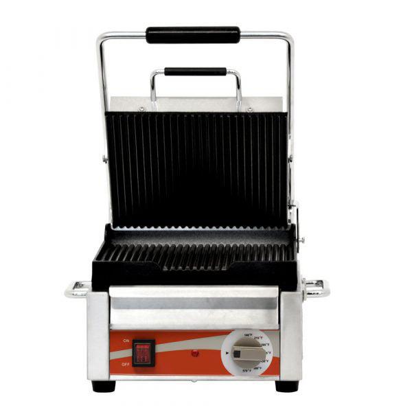 Nella 10" x 11" Ribbed Sandwich Grill 120V - 19935 - Nella Online