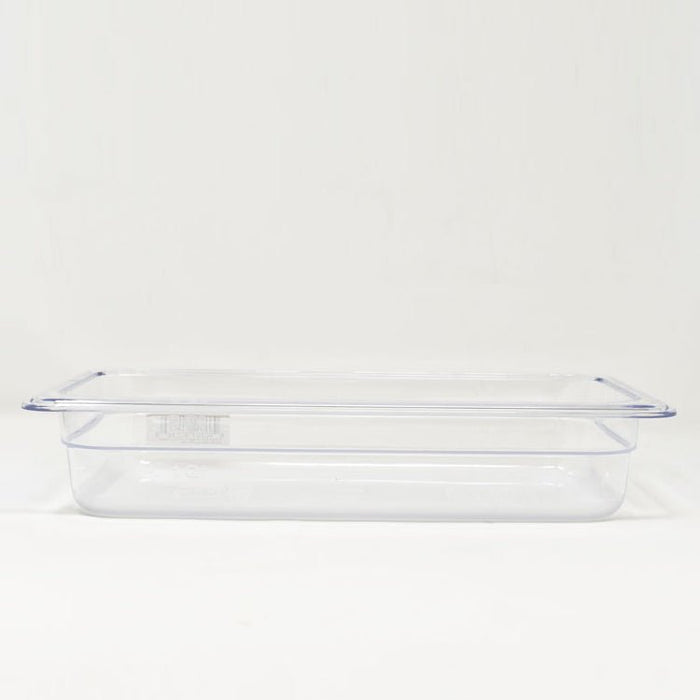 Nella 1/3 Size Clear Polycarbonate Food Pan 2.5" Deep - 80036 - Nella Online