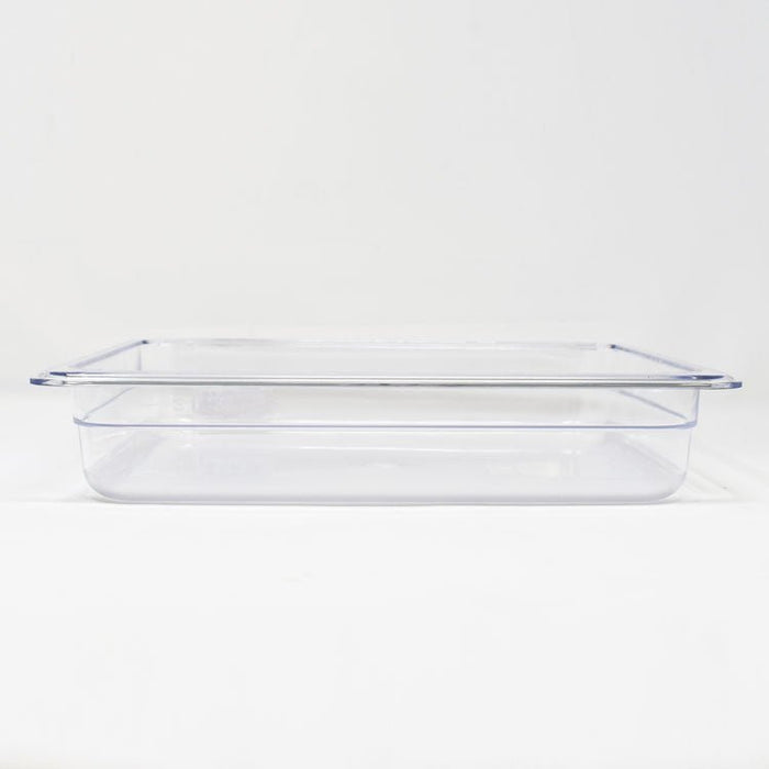 Nella 1/2 Size Clear Polycarbonate Food Pan 2.5" Deep - 80039 - Nella Online