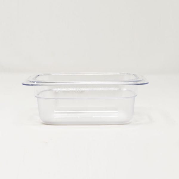 Nella 1/9 Size Clear Polycarbonate Food Pan 2.5" Deep - 80043 - Nella Online