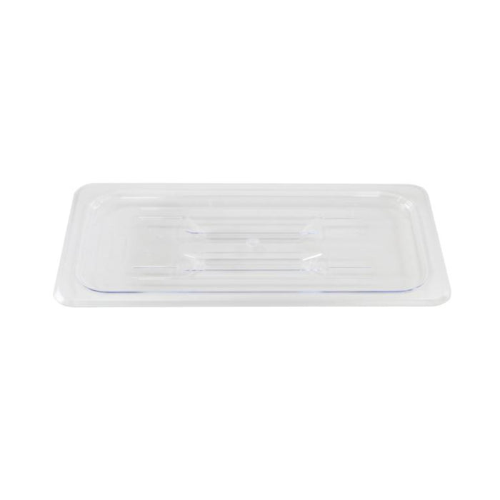 Nella Clear Polycarbonate Solid 1/9 Size Food Pan Cover - 80011