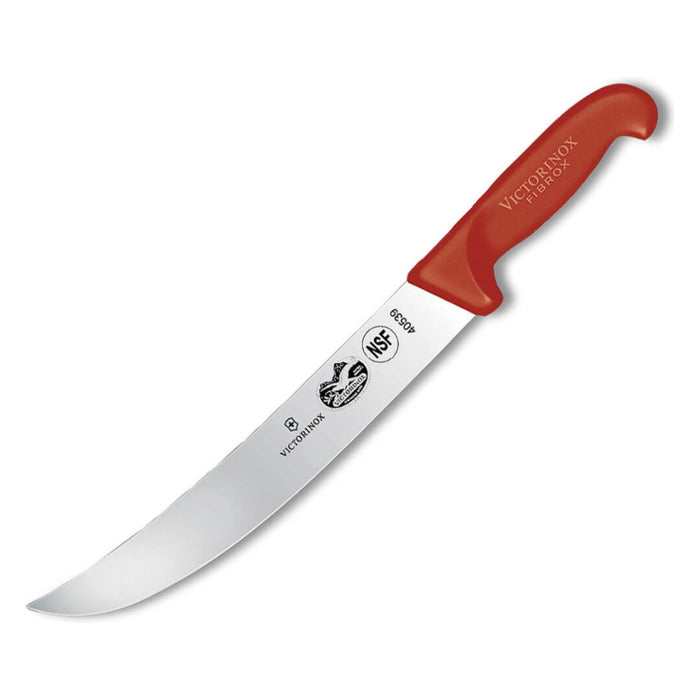 Victorinox 10" Fibrox Red Cimeter Knife - 5.7301.25