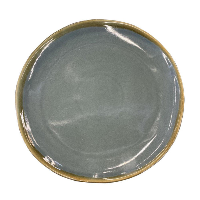 Nella PI8981GB 10.75" Round Serving Plate - Grey Blue