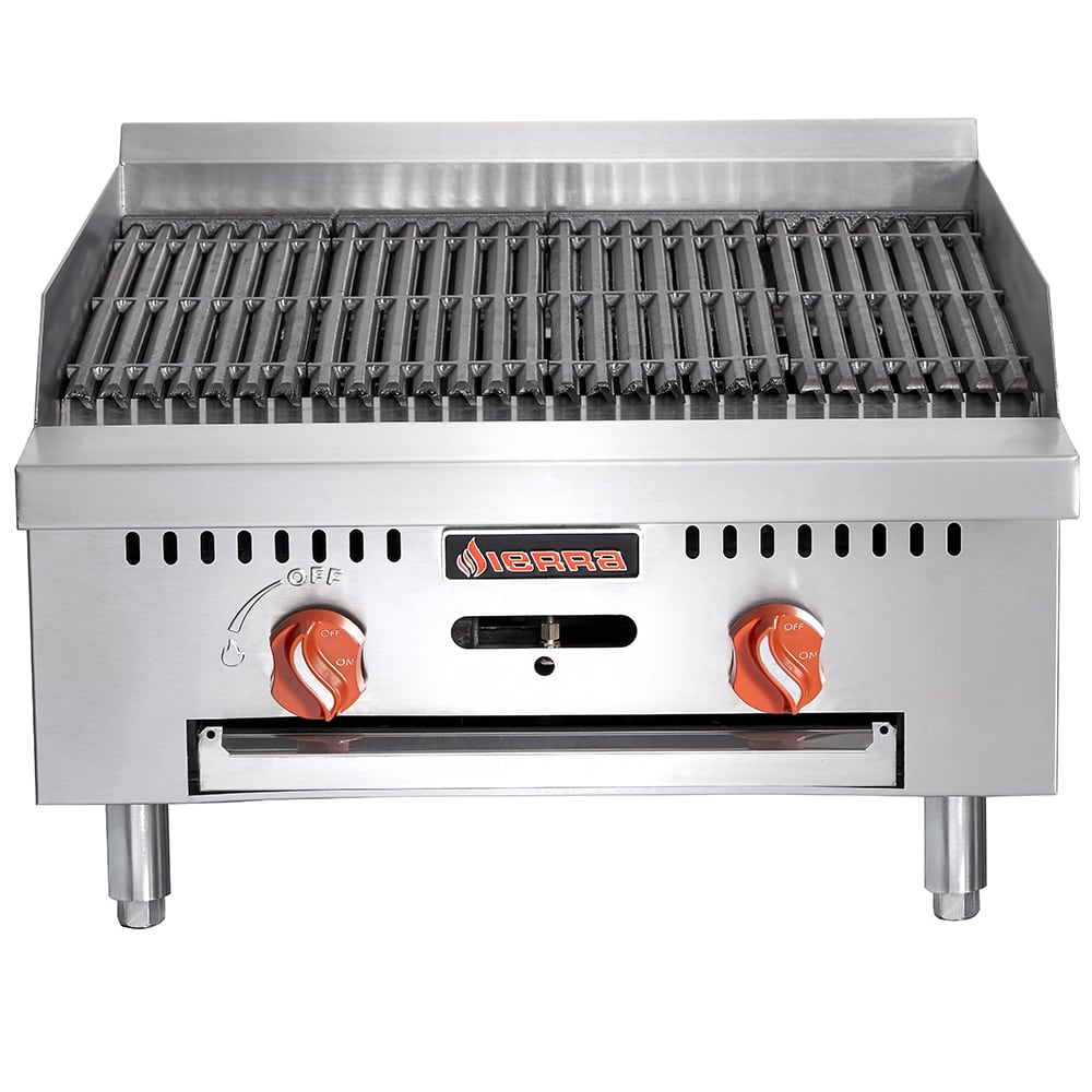 Imperial Range IRB-24NG 24 Natural Gas Radiant Countertop Charbroiler