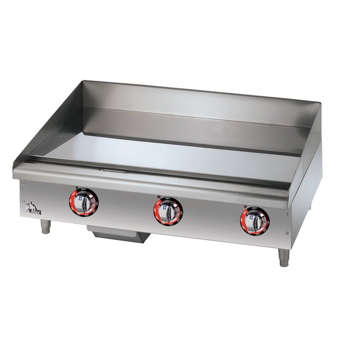 Star 536CHSF Star-Max 36" Electric Chrome Plated Griddle - 208-240V / 1-3 Ph