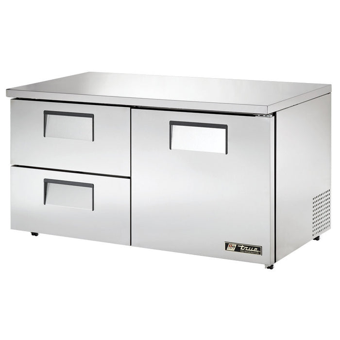 TRUE UNDERCOUNTER REFRIGERATOR WITH ONE DOOR AND TWO DRAWERS - TUC-48D-2-ADA-HC - Nella Cutlery Toronto