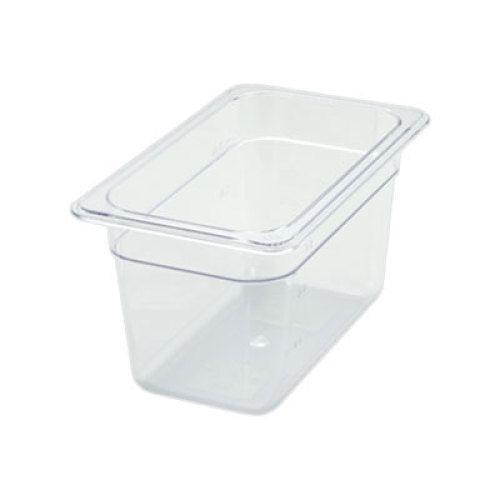 Winco SP7406 1/4 Size Polycarbonate Food Pan 6" Deep