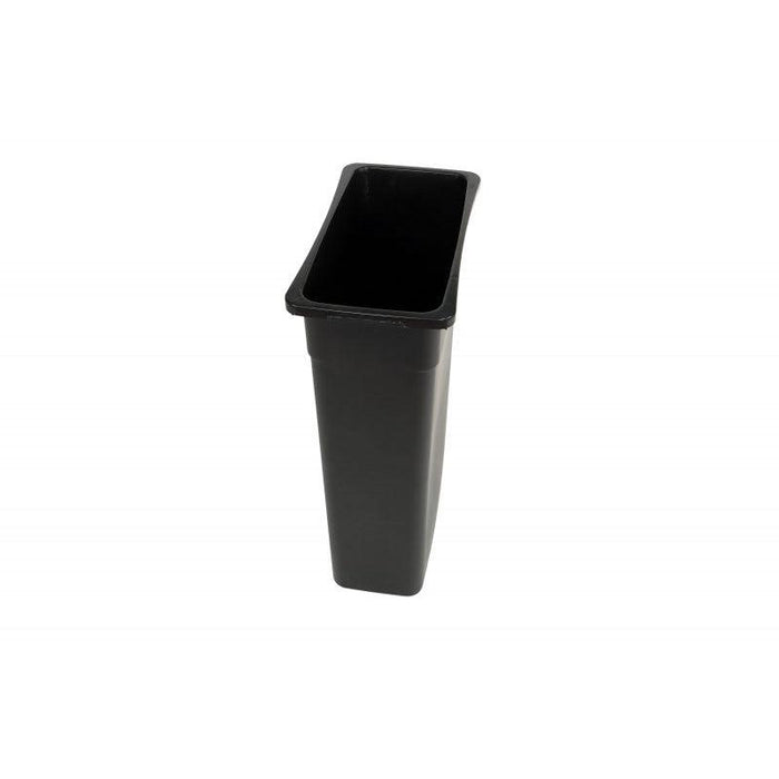 Globe 9512 23 Gallon Slender Trash Can - Black - Nella Online