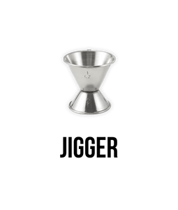 1 x 2 Jigger offers a sleek tool that every bar, club and alcohol serving  establishment should own