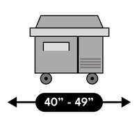 Refrigerated prep table collection cts3 40 49 inch pizza prep table min