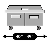 Refrigerated prep table collection cts3 40 49 inch sandwich prep table min